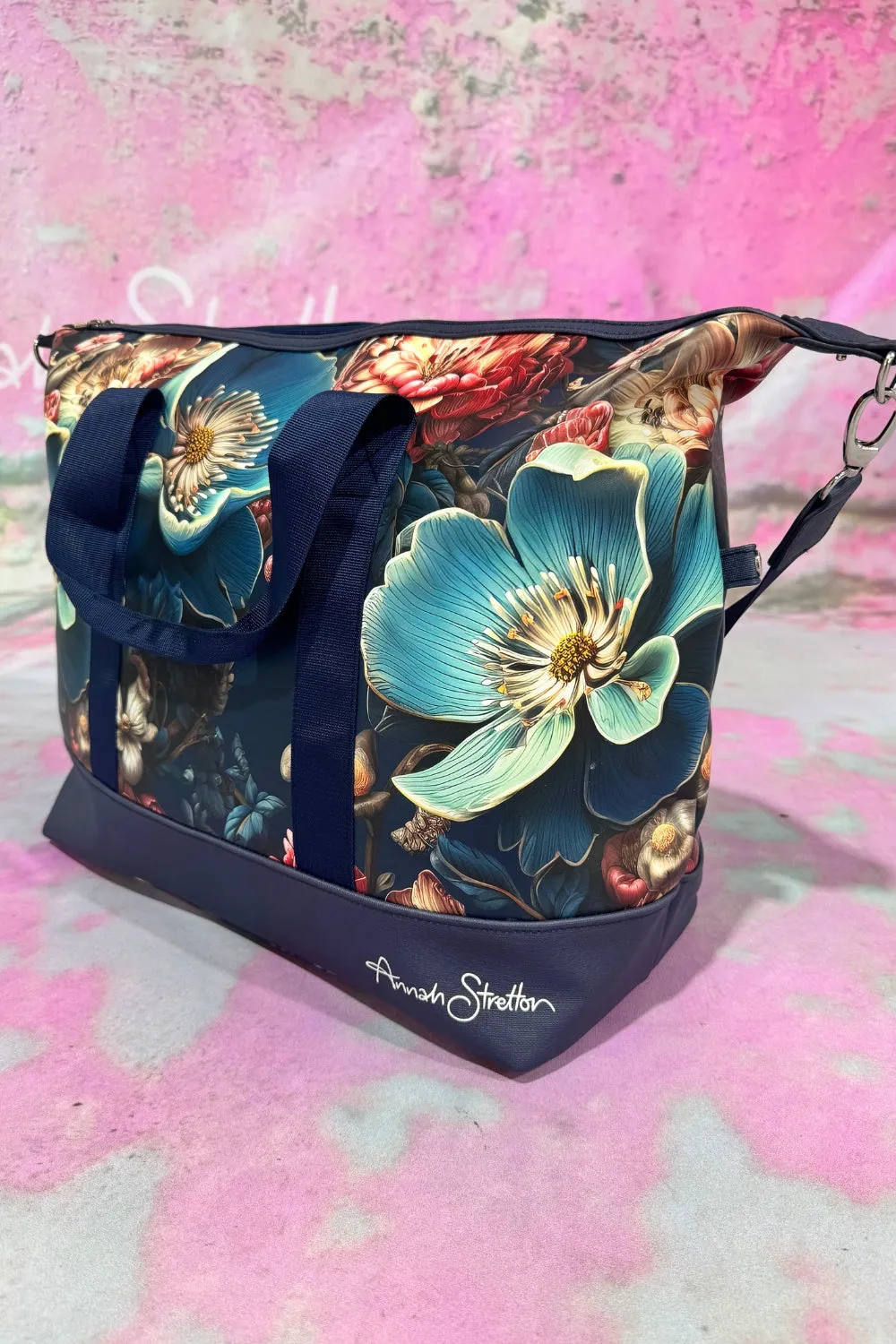 AS Overnight Bag - Blue Bloom