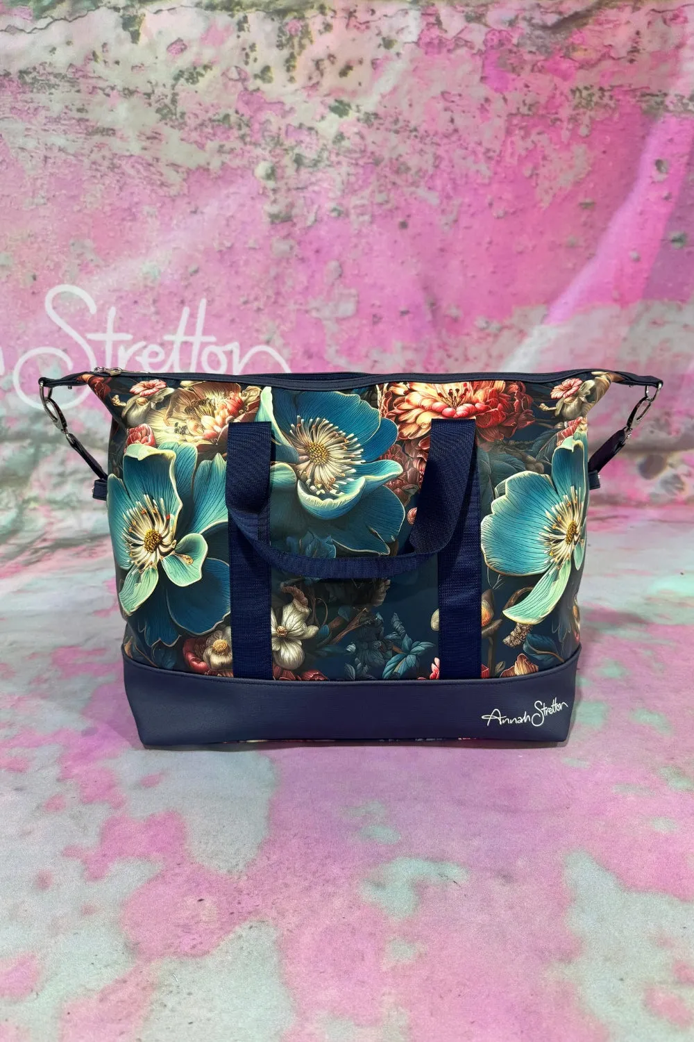 AS Overnight Bag - Blue Bloom