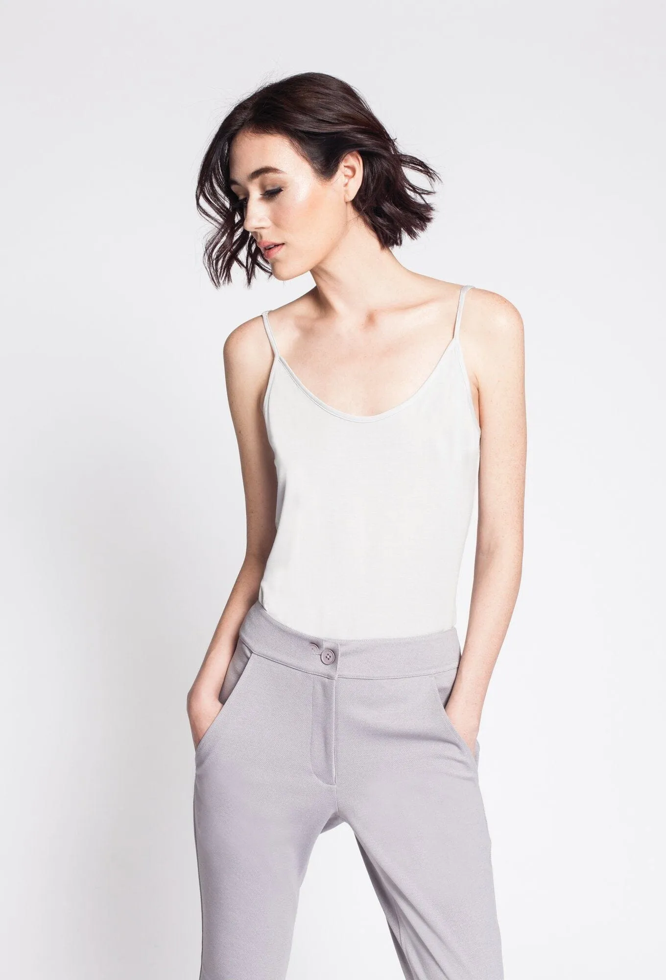 Basic Tank W Skinny (Fitted In Modal) Longer Length Body