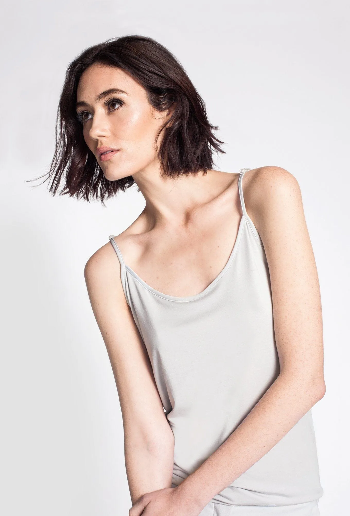 Basic Tank W Skinny (Fitted In Modal) Longer Length Body