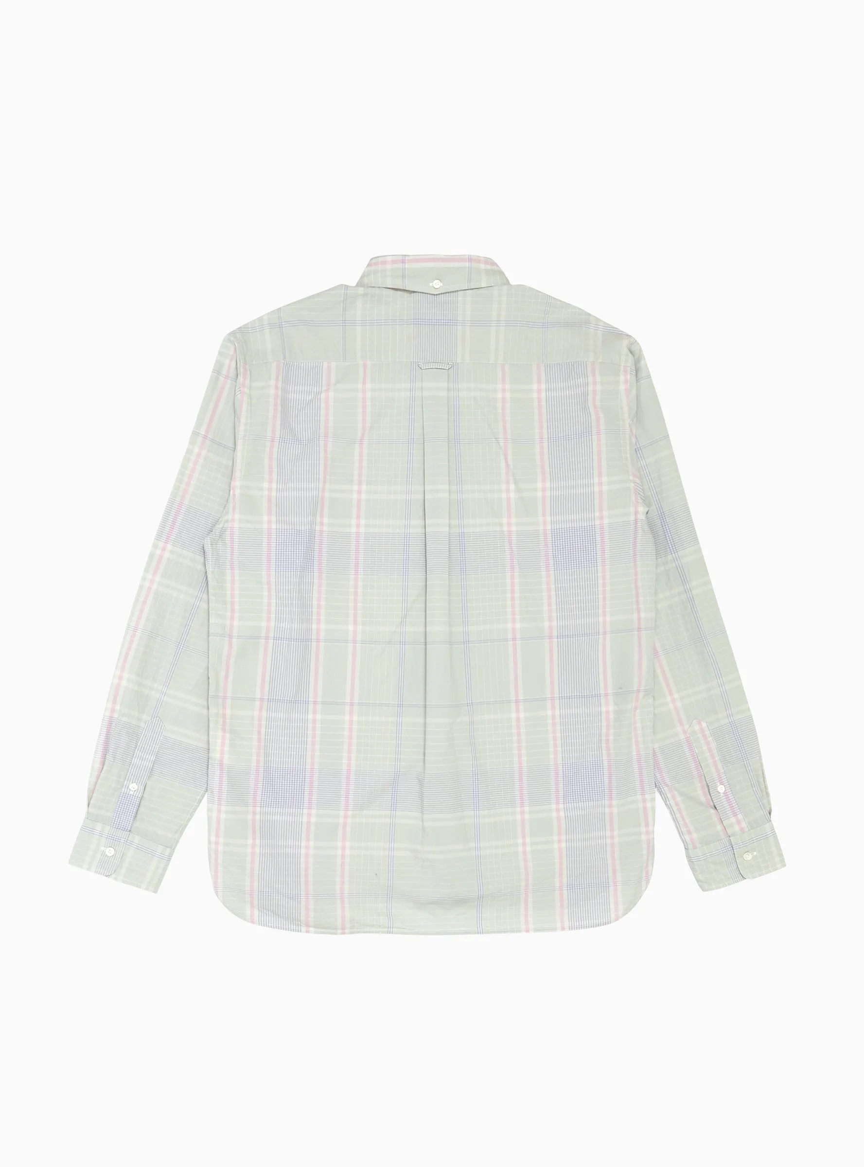 B.D. Big Fade Check Shirt Mint Green & Blue