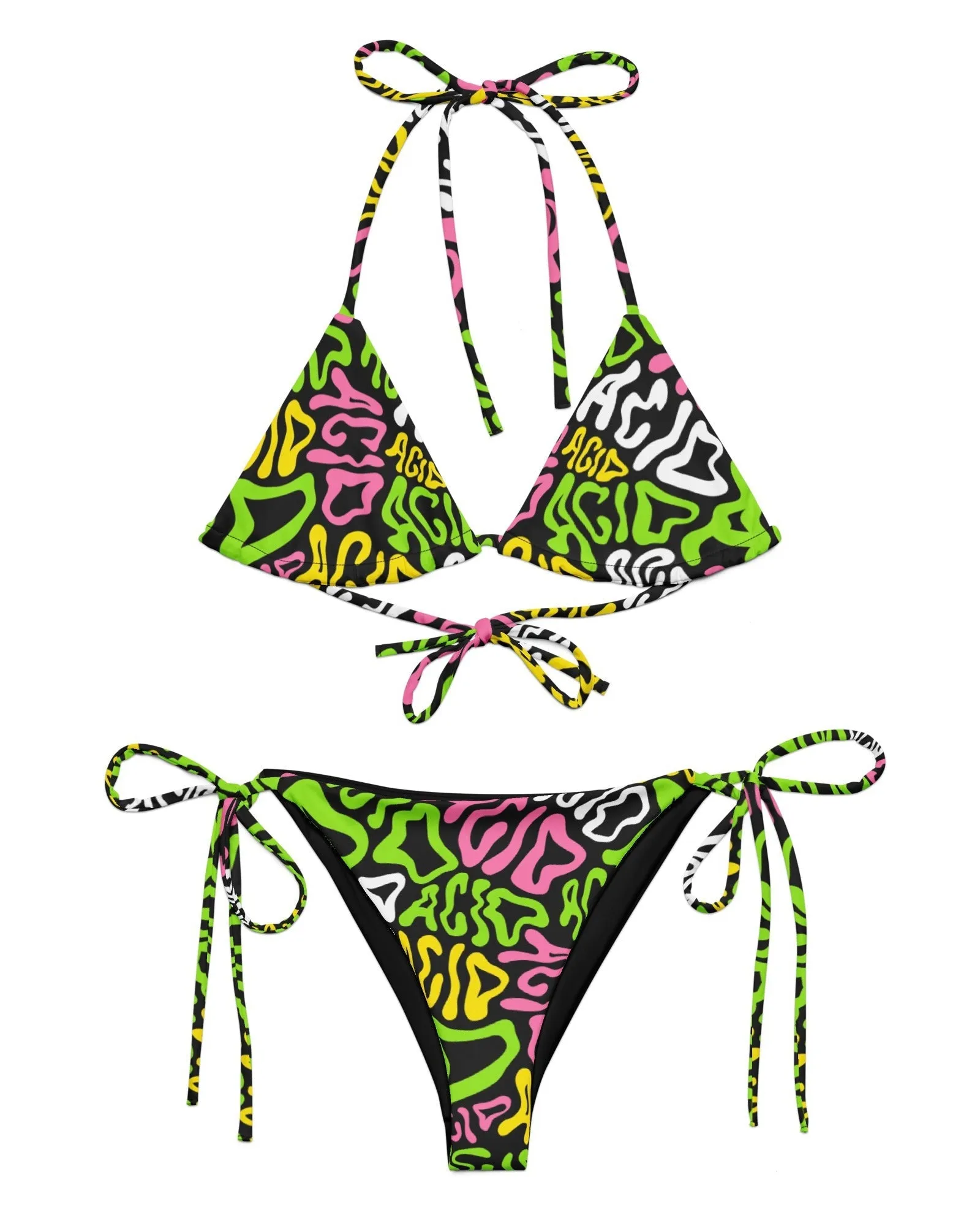 Candy Acid Bikini Top