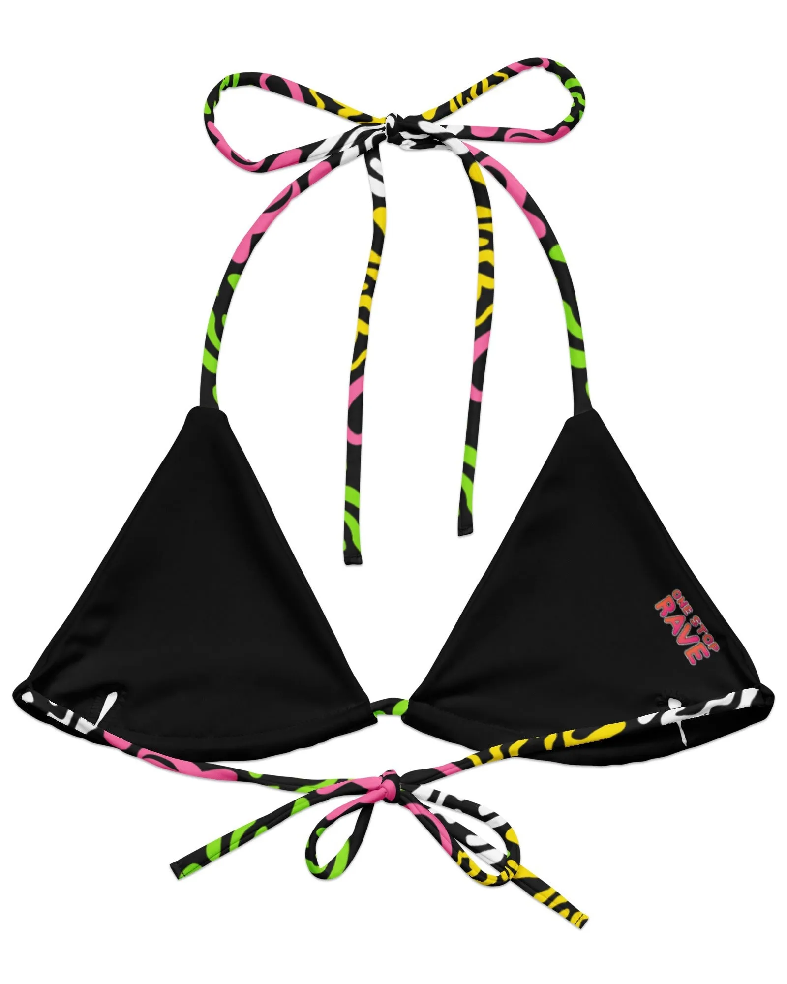 Candy Acid Bikini Top