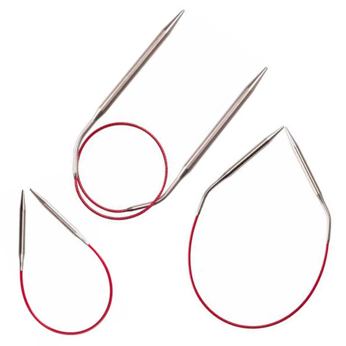 ChiaoGoo Knit RED Circular Needles - US 2.5 (3.0mm) - 24"