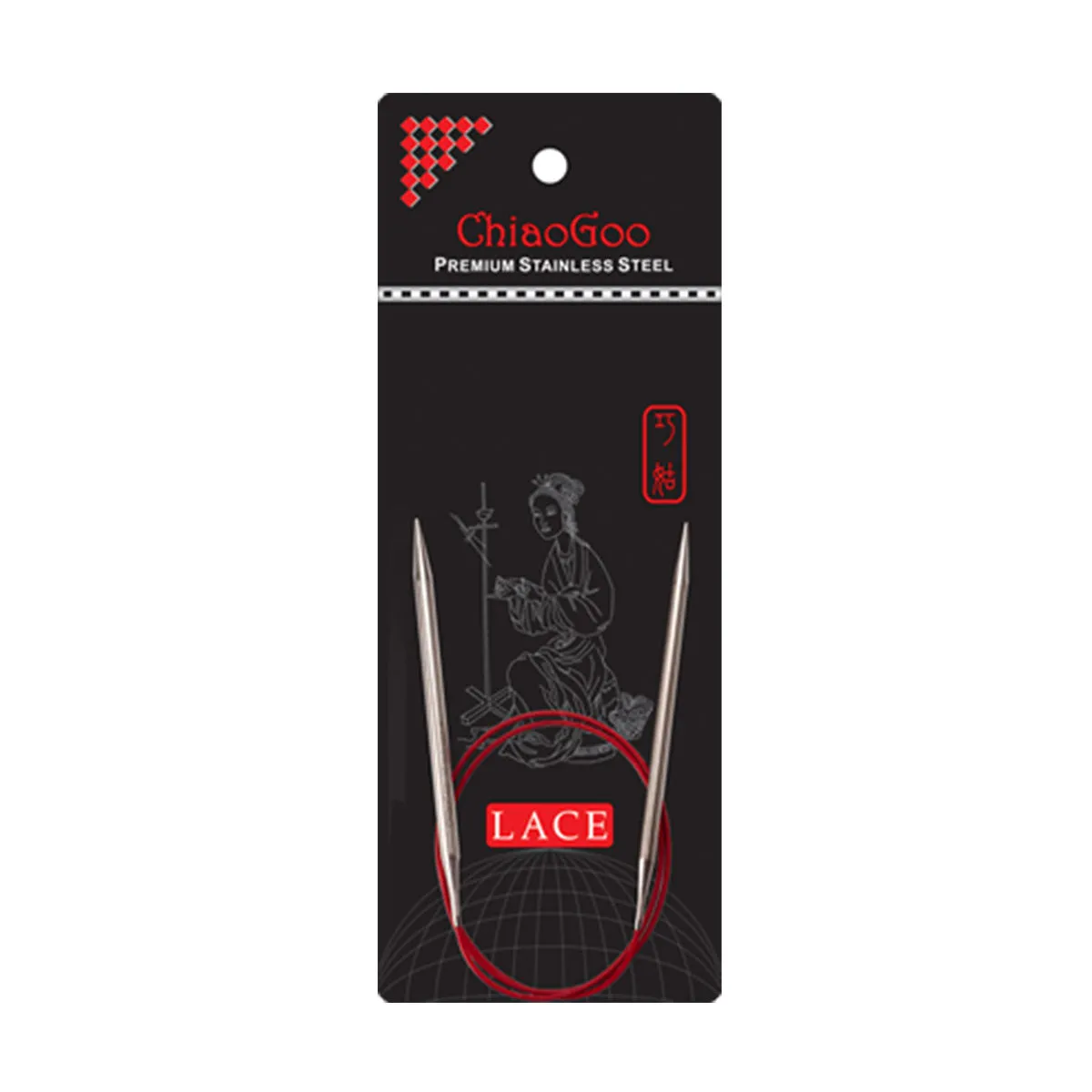 ChiaoGoo RED Lace Circular Needles - US 1 (2.25mm) - 47"