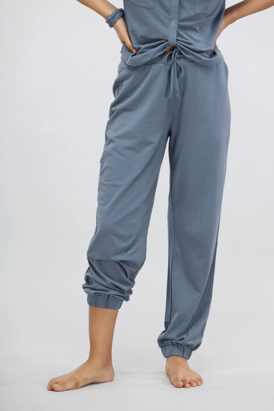 China Blue Supima® Jogger Set