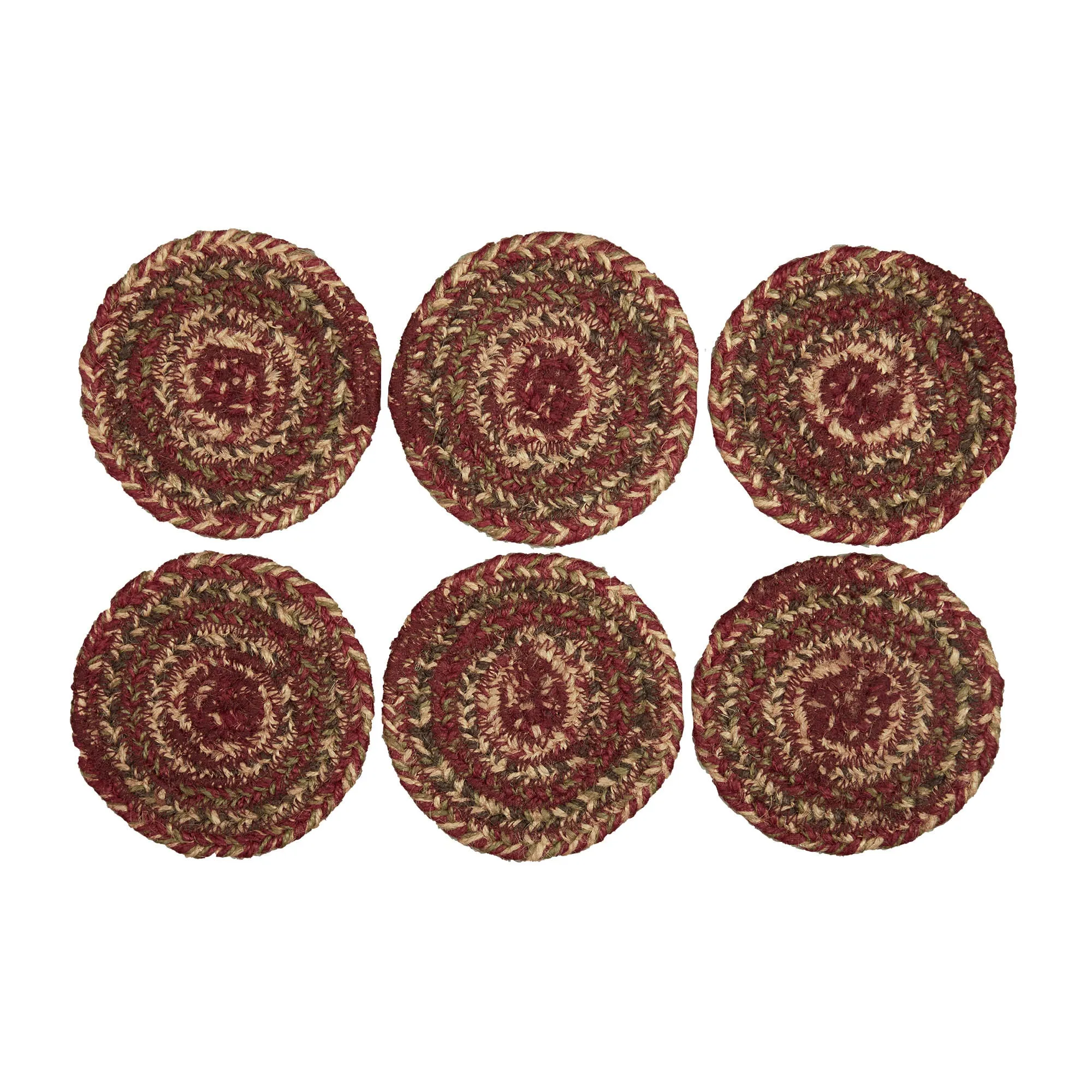 Cider Mill Jute Coaster Set of 6