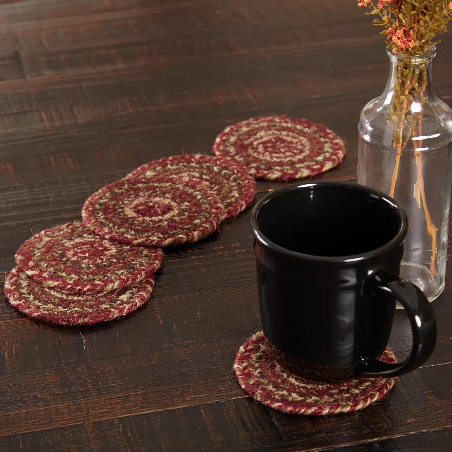 Cider Mill Jute Coaster Set of 6