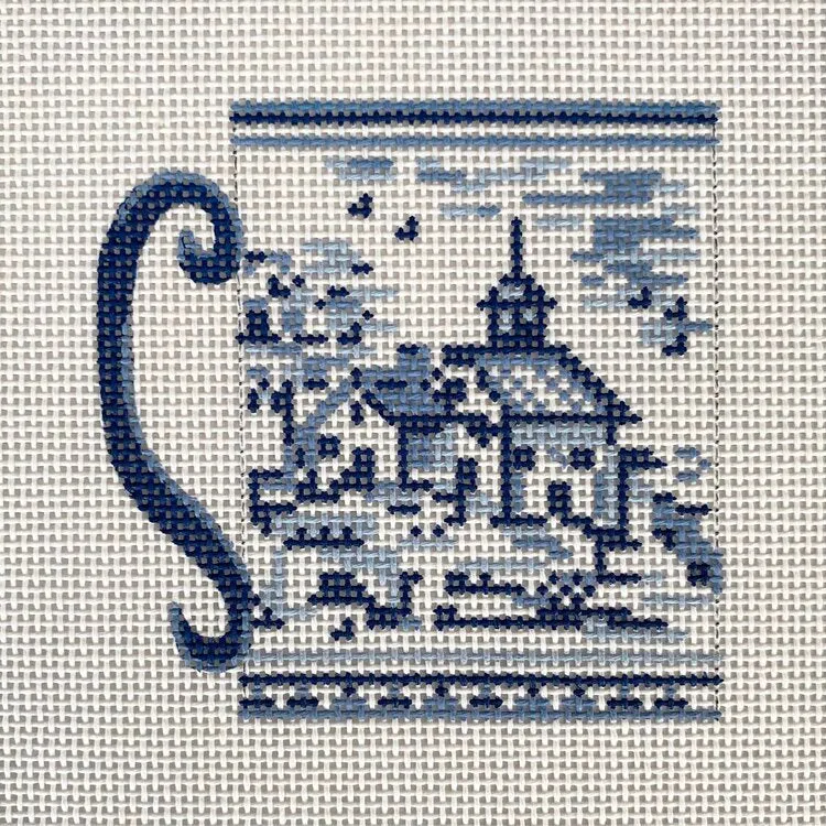 Delft Landscape 2 Needlepoint Canvas