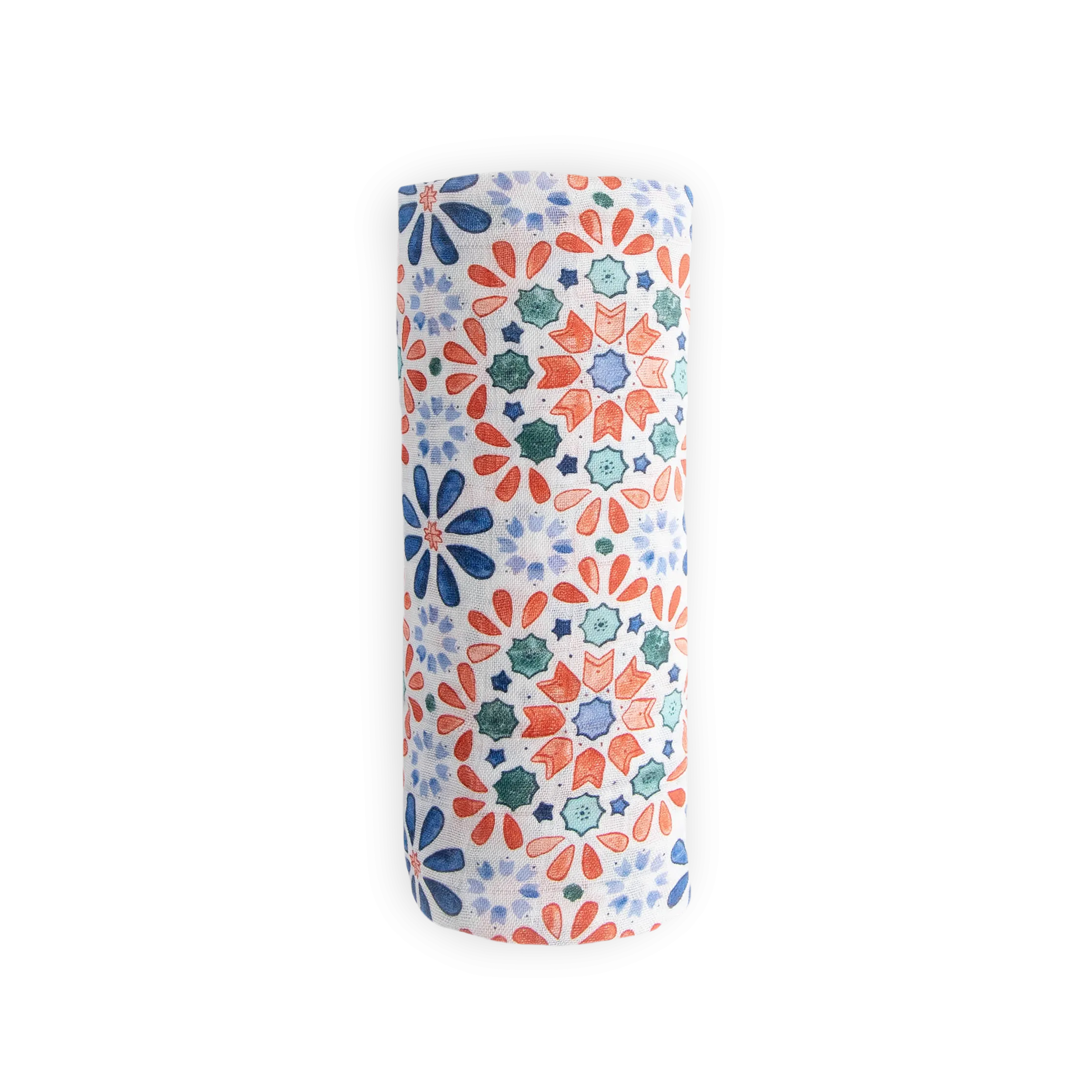 Deluxe Muslin Swaddle Blanket - Kaleidoscope