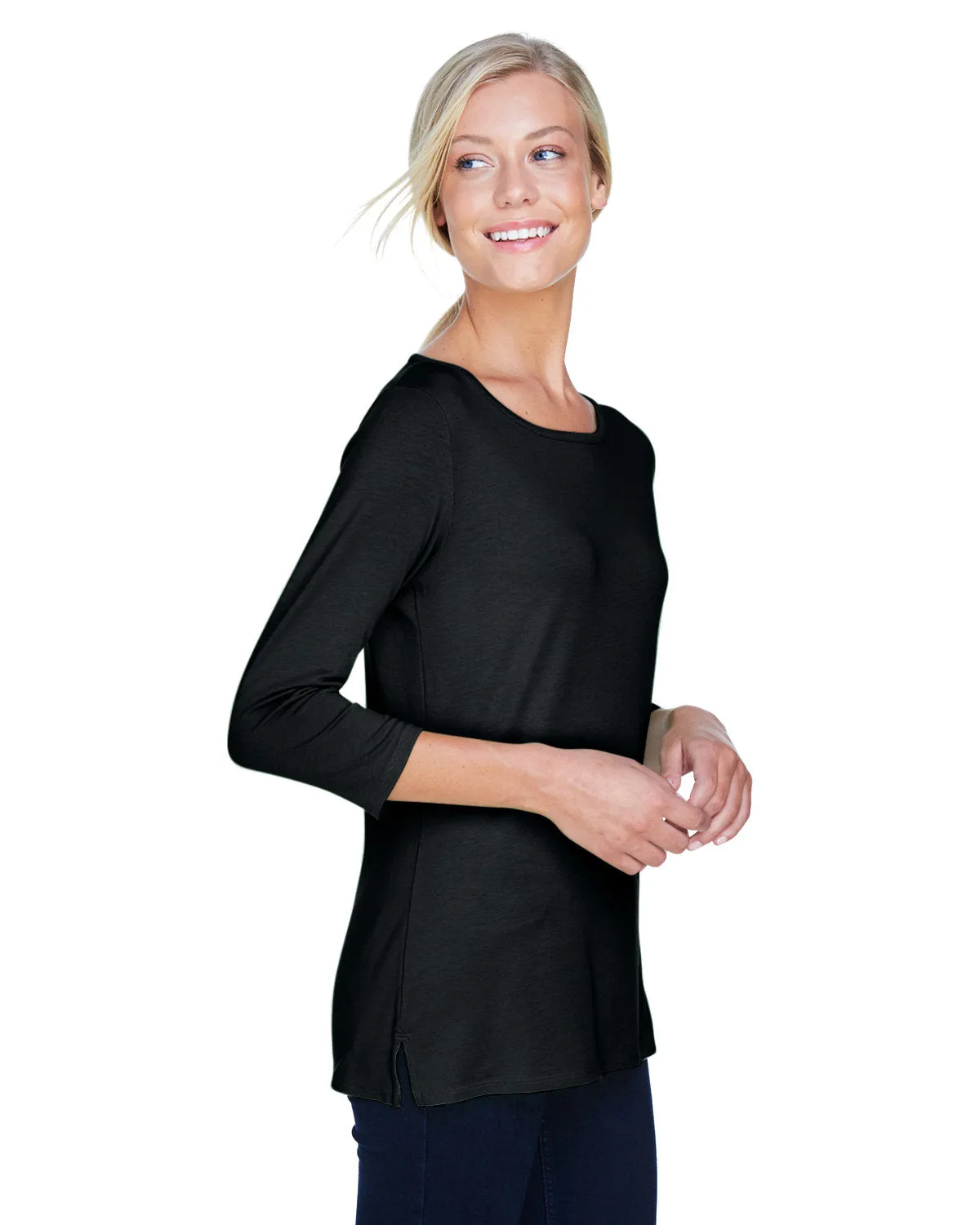 Devon & Jones Ladies' Perfect Fit™ Ballet Bracelet-Length Knit Top