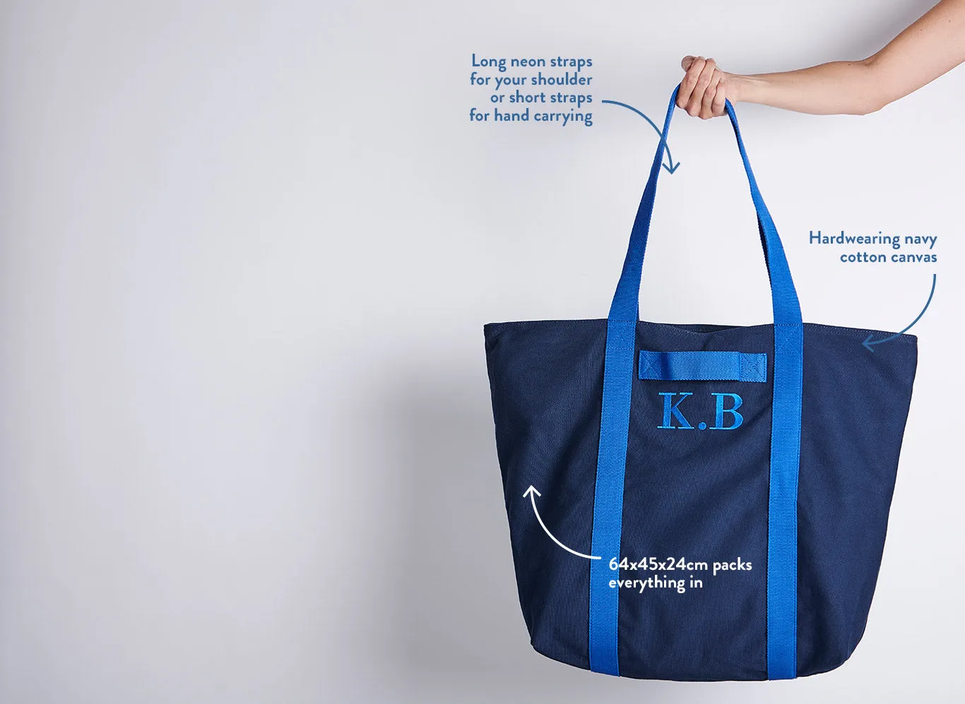 Everything Tote Bag - Navy / Blue