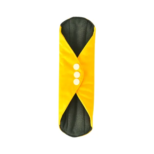 Flowette™  Tropical Rainforest Bamboo Cloth Reusable Pad Yellow- Sustainable & Comfortable Period Care