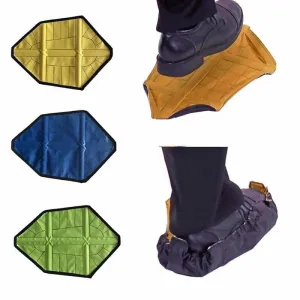 Hands-free shoe covers