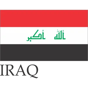 Iraq Embroidered Flag Badge