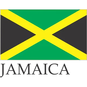 Jamaica Embroidered Flag Badge