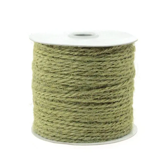 Jute Twine Cord Rope Ribbon, 1/16-Inch, 100 Yards