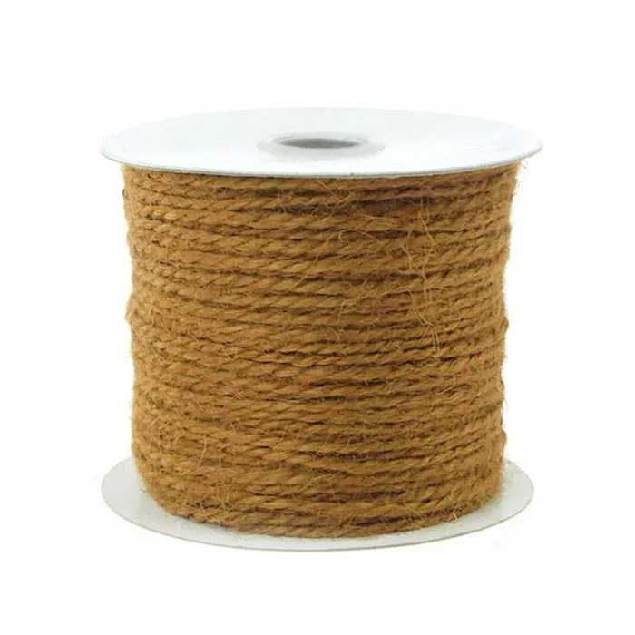 Jute Twine Cord Rope Ribbon, 1/16-Inch, 100 Yards