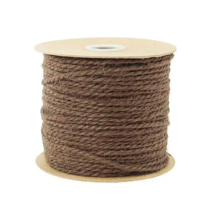 Jute Twine Cord Rope Ribbon, 1/16-Inch, 100 Yards