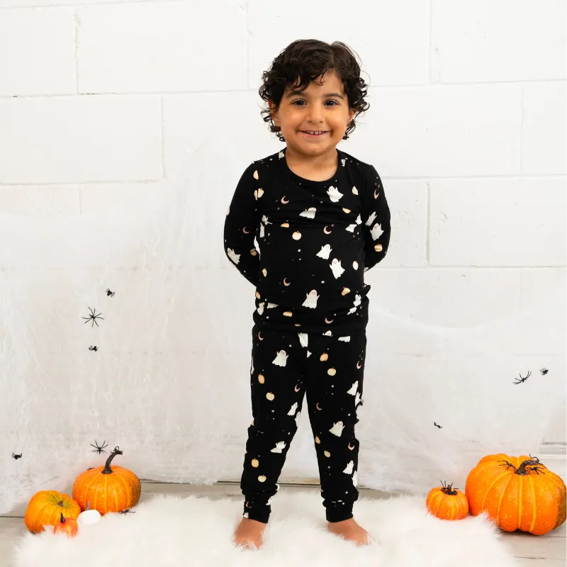 Long Sleeve PJ Set - Ghosts