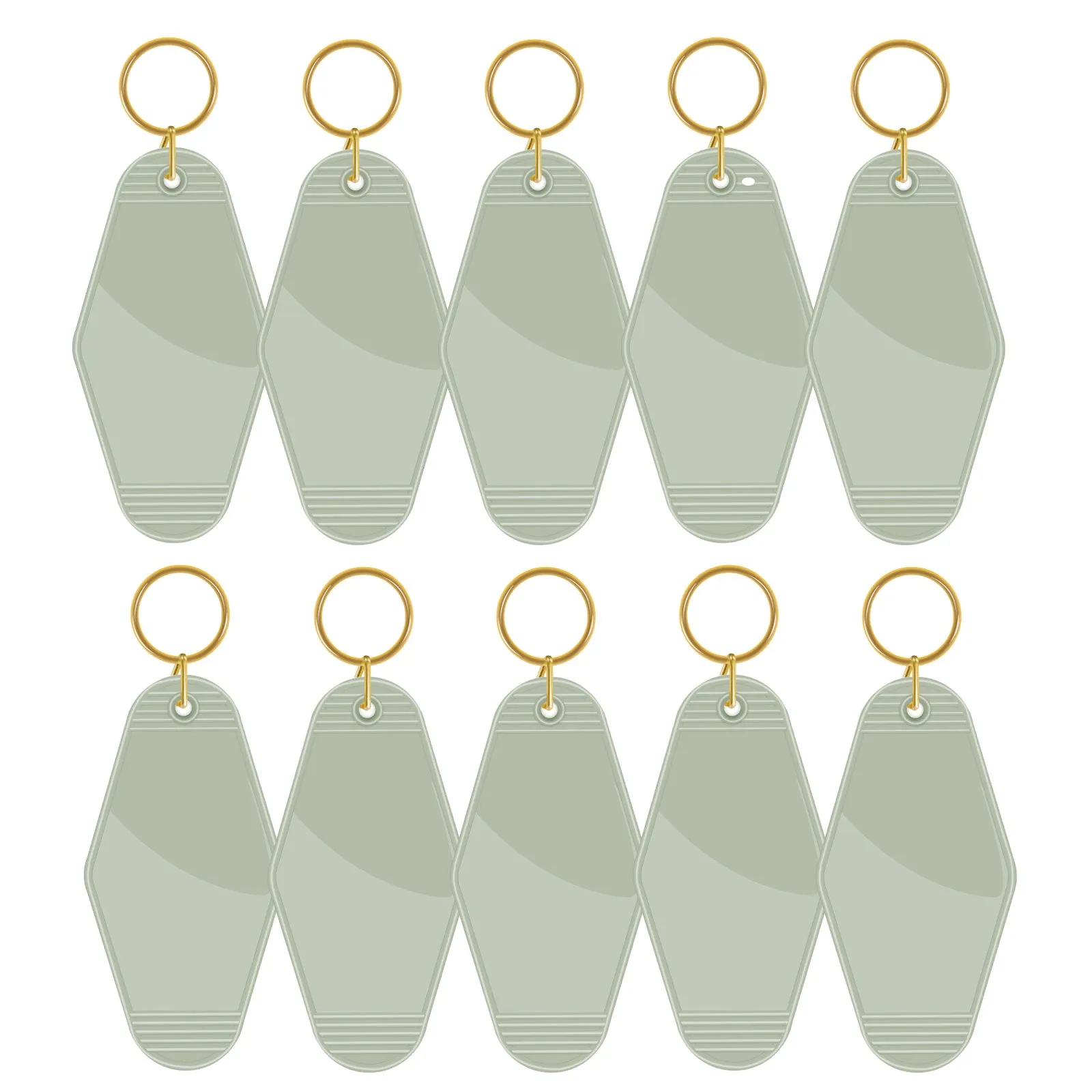 Motel Keychains Blanks(10 PCS/Set)