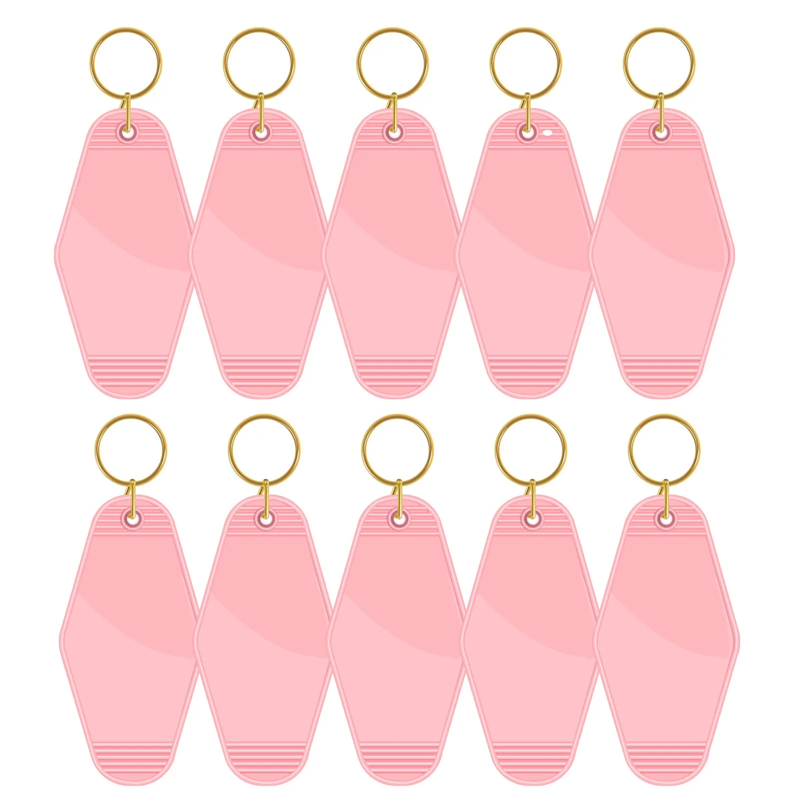 Motel Keychains Blanks(10 PCS/Set)