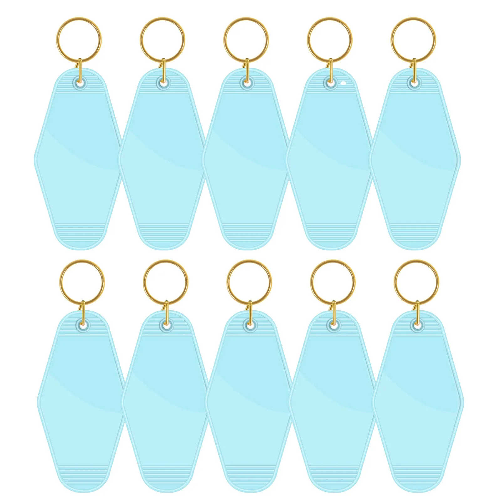 Motel Keychains Blanks(10 PCS/Set)