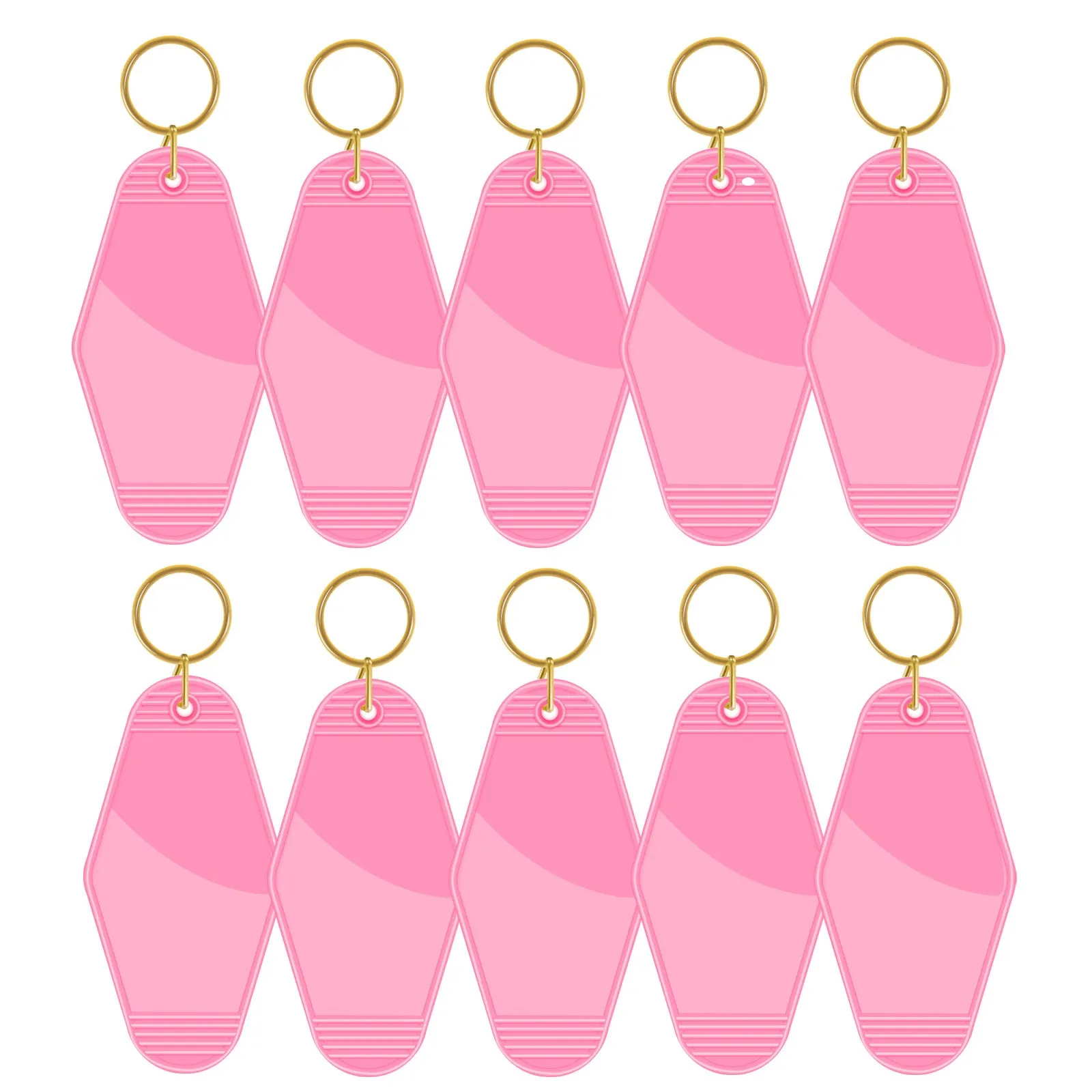 Motel Keychains Blanks(10 PCS/Set)