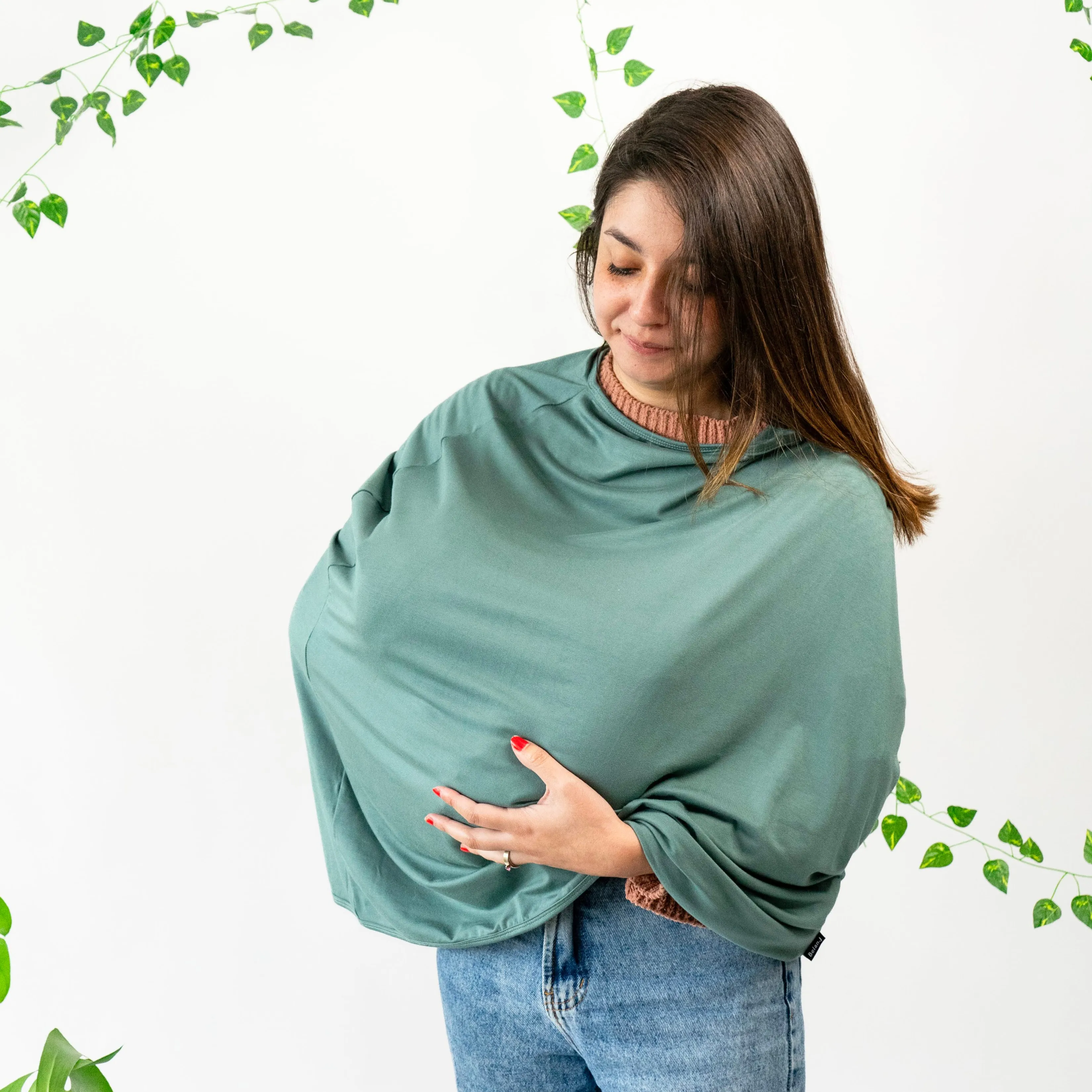 Multi-Use Nursing Cover - Leafy Green