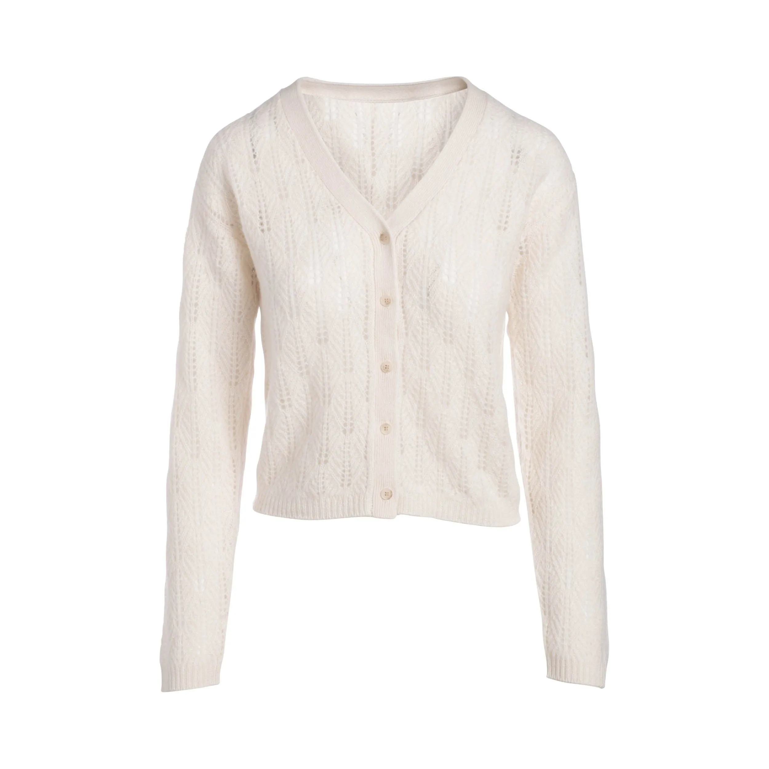 Naadam Cashmere Pointelle Cardigan