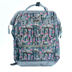 Opossum Blossom Laptop Backpack