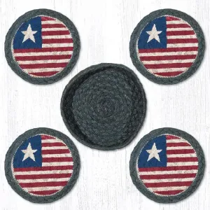 Original Flag Jute Coaster Set