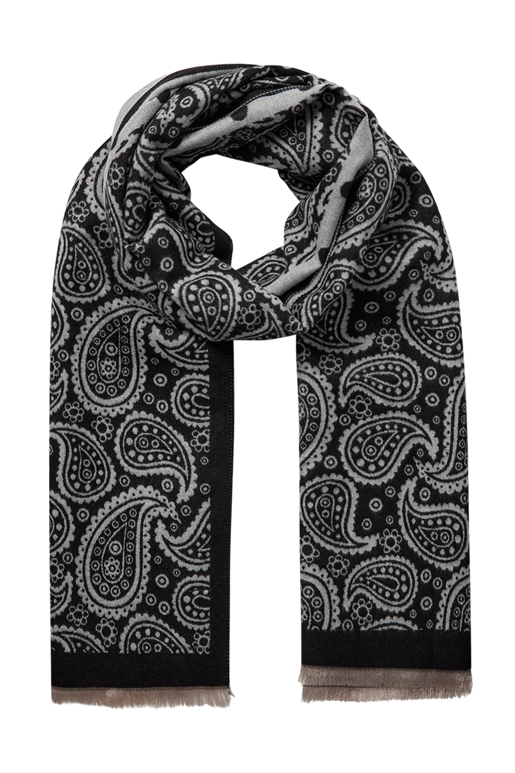 PAISLEY & DOTS SCARF