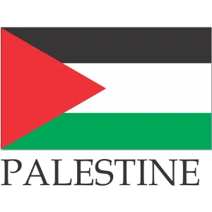 Palestine Embroidered Flag Badge