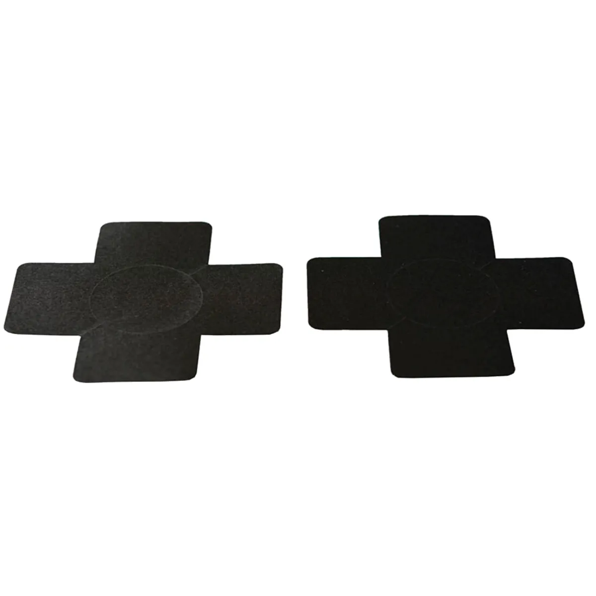 Pasties Black Cross Nipple Covers 5 Pair