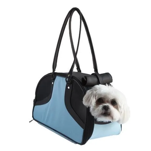 Petote Roxy Dog Carrier Turquoise And Black