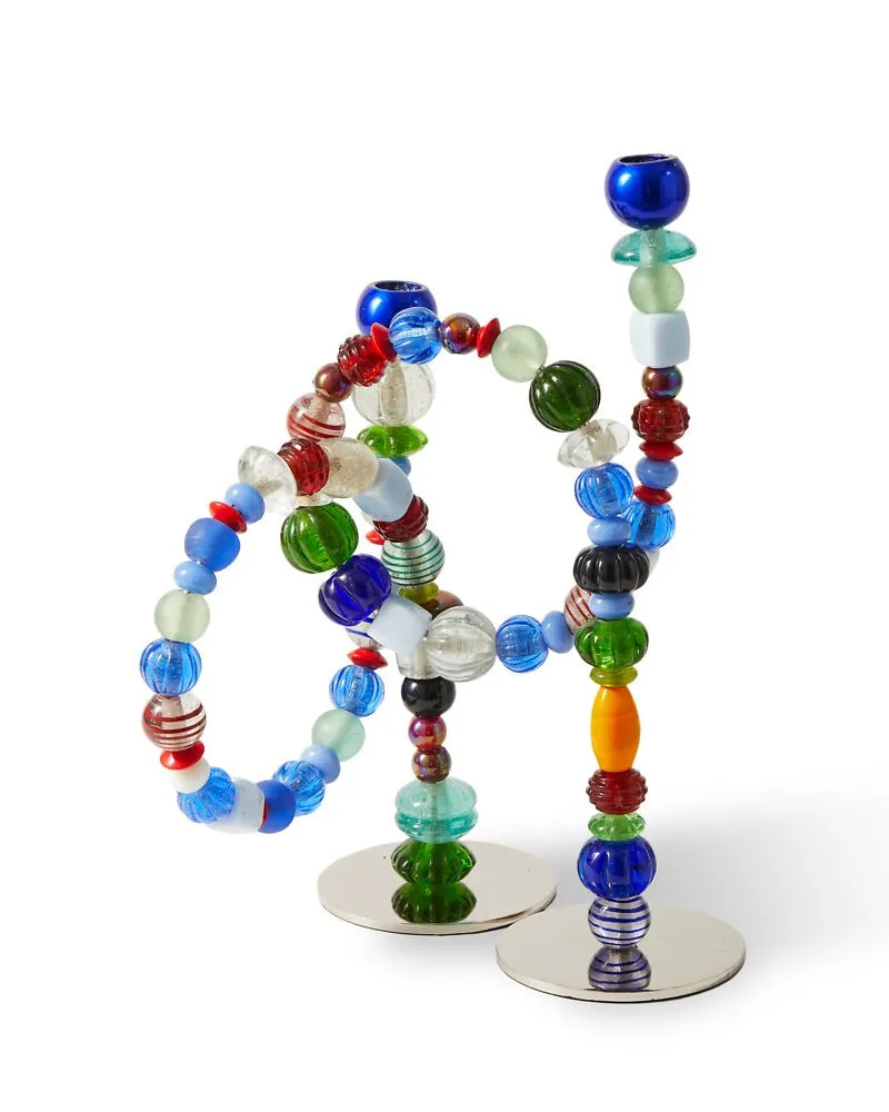 Pols Potten Beads Candle Holder – Multi-Coloured