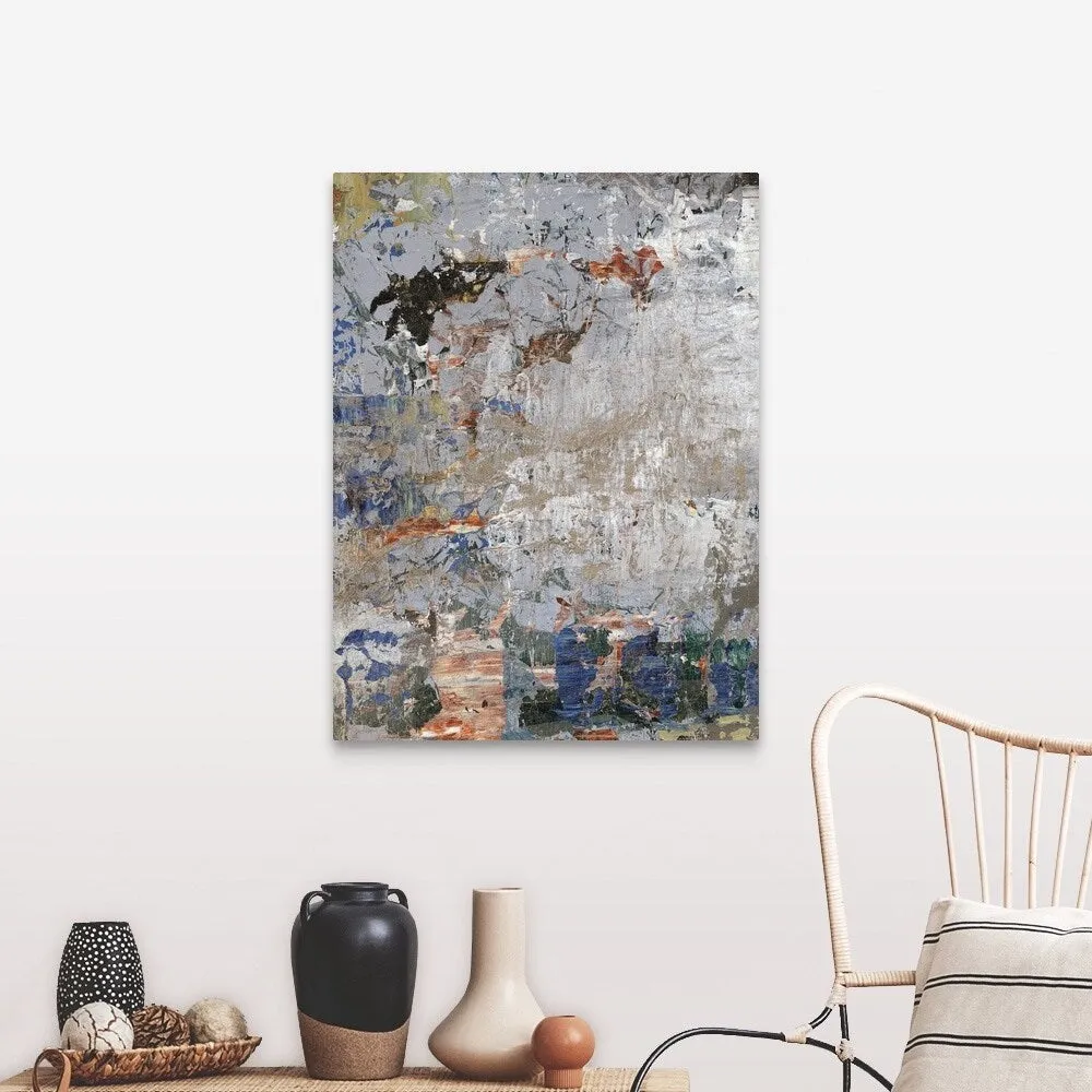 "Aged Wall II" Canvas Wall Art