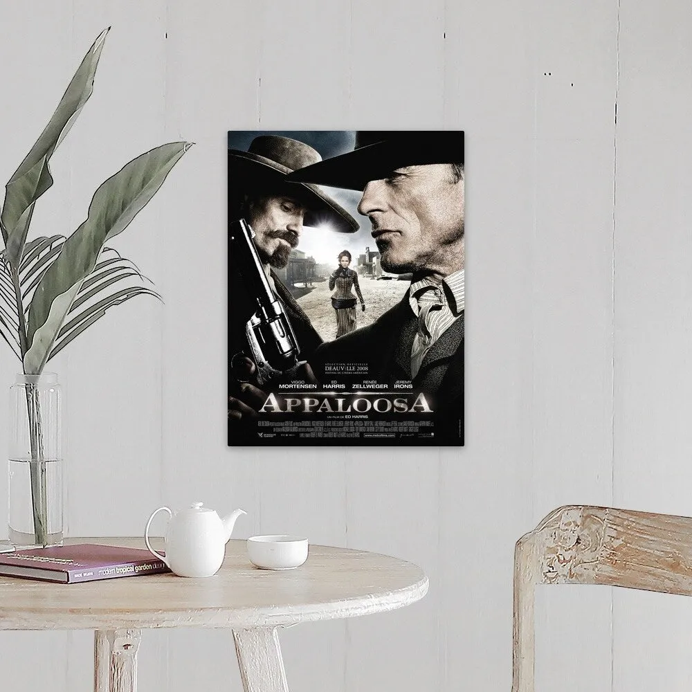 "Appaloosa - Movie Poster - French" Canvas Wall Art