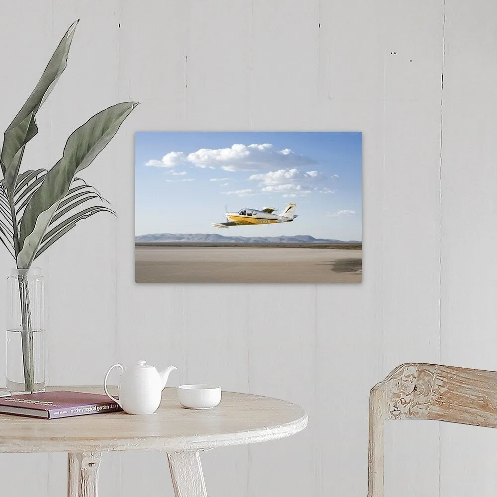 "Beechcraft B33 Bonanza" Canvas Wall Art