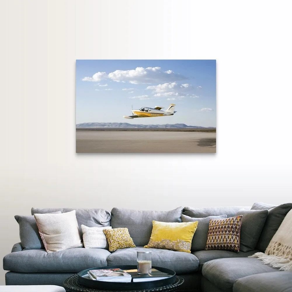 "Beechcraft B33 Bonanza" Canvas Wall Art