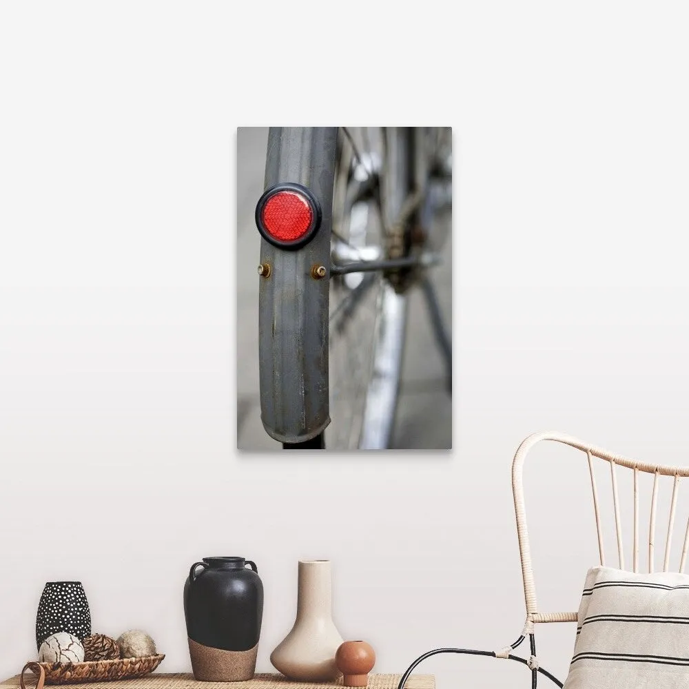 "Bicycle reflector" Canvas Wall Art