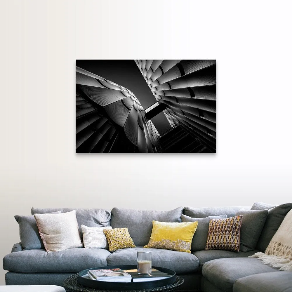 "Black Waves" Canvas Wall Art