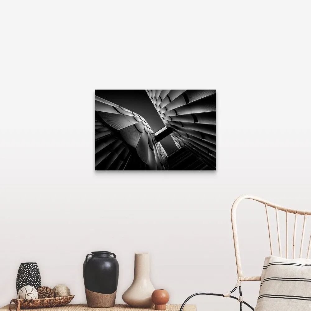 "Black Waves" Canvas Wall Art