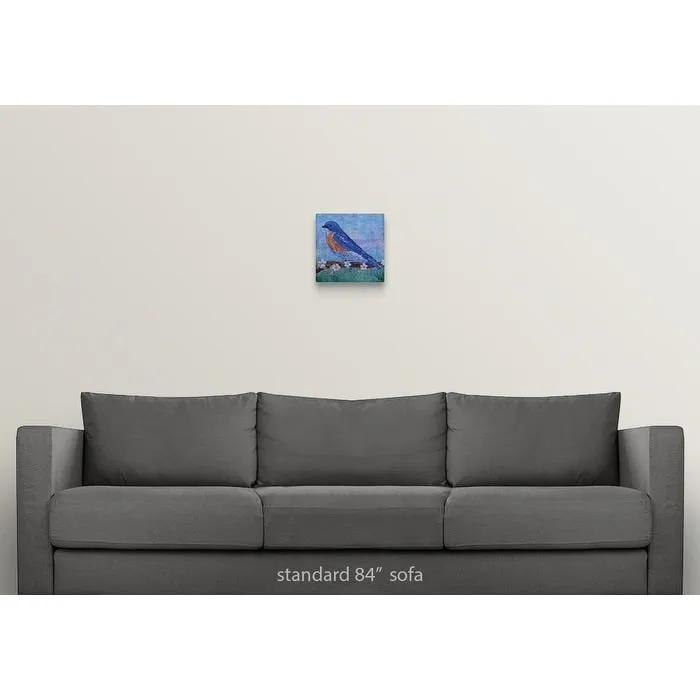 "Blue Bird" Canvas Wall Art