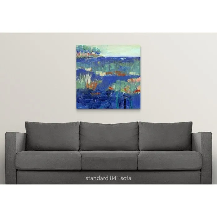 "Blue Series Rest" Canvas Wall Art