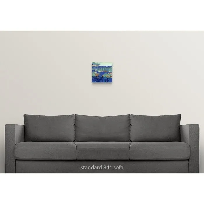 "Blue Series Rest" Canvas Wall Art