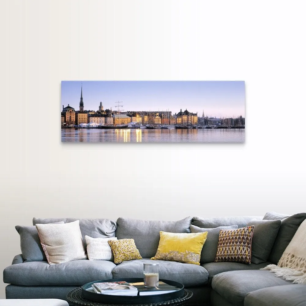 "Buildings on the waterfront, Old Town, Stockholm, Sweden" Canvas Wall Art