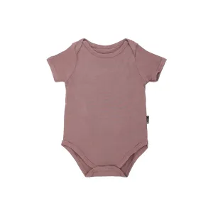 Short Sleeve Onesie - Twilight Mauve