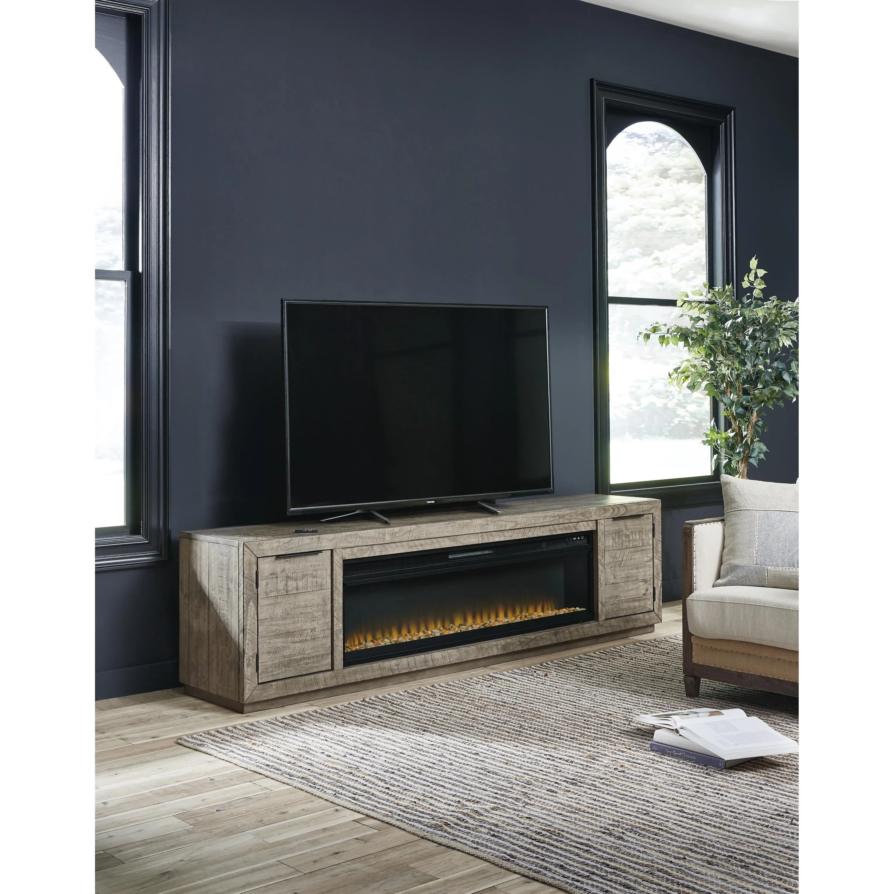 Signature Design by Ashley Krystanza TV Stand W760-78/W100-22